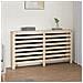 Copertura Termosifone 153x19x84 cm in Legno Massello di Pino - Foto miniatura 2