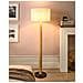 Lampada Da Pavimento Belessa Lino Beige Chiaro - Foto miniatura 1