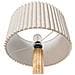 Lampada Da Pavimento Belessa Lino Beige Chiaro - Foto miniatura 4