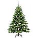 Albero di Natale artificiale con 150 LED Verde 150 cm PE e PVC - Foto miniatura 3