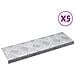 Dischi Quadrati 5 pcs Argento 60 x 18 cm Alluminio - Foto miniatura 1