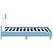 Struttura letto bambini con testata Blu 80 x 160 cm PU - Foto miniatura 6