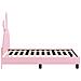 Struttura letto bambini con testata Rosa 80 x 160 cm PU - Foto miniatura 6