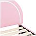 Struttura letto bambini con testata Rosa 80 x 160 cm PU - Foto miniatura 8