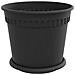 Vasi per Piante 6 pcs Nero Ø 19 x 16 cm Plastica - Foto miniatura 5