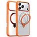 Cover per iPhone 17 Pro Max - TPU+PC, Arancione, MagSafe - Foto miniatura 2