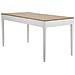 Tavolo Vkh572-bianco-legno-180x60x80 Cm - Foto miniatura 3