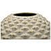 Vaso Pepipas Ball Grande In Ceramica Grigia Con Accenti Oro - Foto miniatura 3