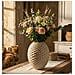 Vaso Pepipas Ball Grande In Ceramica Grigia Con Accenti Oro - Foto miniatura 5