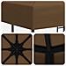 Gazebo 3 x 3 m Tortora Poliestere e Acciaio 190 gsm - Foto miniatura 5