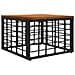 Set di divani da esterno 13 pcs Nero e Grigio scuro Poliestere - Foto miniatura 5