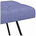 Panchina con bottoni imbottiti Blu jeans 80 x 40 x 46 cm - Foto miniatura 6