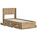 Struttura del letto con stoccaggio e testata Artisan Oak - Foto miniatura 3