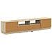 Mobile TV LED a 5 pezzi Rovere Sonoma Legno ingegnerizzato - Foto miniatura 6