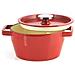 Cocotte 2 Maniglie con Coperchio ad Induzione 20 cm Rosso - Foto miniatura 2
