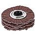 Spazzola Flessibile Circolare Mm 15 Levigatrice Spazzolatrice Rullo Satinatrice Rusticatrice - Foto miniatura 2