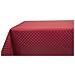 Tovaglia Cerata Antimacchia Disegno Damina Pvc Tinta Unita Quadretti 140x140 Bordeaux - Foto miniatura 3