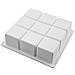 Cubik - Stampo In Silicone 172x172 H 50 Mm - Foto miniatura 4