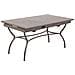 Tavolo Estensibile In Acciaio 200x90xh71cm Arredo Esterno Giardino Family - Foto miniatura 1