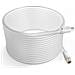 Cavo Antenna Tv Maschio Femmina Coxial 9.5mm Pvc 10m Bianco - Foto miniatura 1