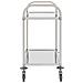 Carrello da Cucina a 2 Livelli 95x45x83,5 cm in Acciaio Inox - Foto miniatura 4