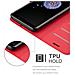Custodia Compatibile Con Samsung Galaxy S9 Plus In Rosso Carminio - Coperchio Protettiva Con Chiusura Magnetica, Funzione Stand E Tasca Per Le Carte - Foto miniatura 3