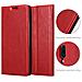 Custodia Compatibile Con Samsung Galaxy M10 In Rosso Mela - Coperchio Protettiva Con Chiusura Magnetica, Funzione Stand E Tasca Per Le Carte - Foto miniatura 3