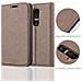 Custodia Compatibile Con Lg G2 Mini In Bruno Caffè - Coperchio Protettiva Con Chiusura Magnetica, Funzione Stand E Tasca Per Le Carte - Foto miniatura 5