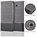 Custodia Compatibile Con Samsung Galaxy J7 2017 (us Version) In Grigio Nero - Coperchio Protettiva Con Chiusura Magnetica, Funzione Stand E Tasca Per Le Carte - Foto miniatura 5