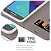 Custodia Compatibile Con Samsung Galaxy J7 2017 (us Version) In Grigio Nero - Coperchio Protettiva Con Chiusura Magnetica, Funzione Stand E Tasca Per Le Carte - Foto miniatura 6