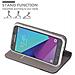 Custodia Compatibile Con Samsung Galaxy J7 2017 (us Version) In Grigio Nero - Coperchio Protettiva Con Chiusura Magnetica, Funzione Stand E Tasca Per Le Carte - Foto miniatura 7