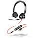Cuffie On-ear Blackwire C3325 con Microfono Connessione Wireless Colore Nero - Foto miniatura 1
