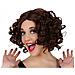 Atossa 43646 Parrucca Marrone, Riccia - Foto miniatura 1