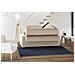 Divano Letto 3 Posti Aisha, Sofà Soggiorno Con Apertura Girevole, Poggiatesta Regolabili E Braccioli Slim, 100% Made In Italy, Cm 200x95h85, Beige - Foto miniatura 7