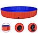 Piscina per Cani Pieghevole Rossa 300x40 cm in PVC - Foto miniatura 1