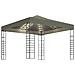 Gazebo con Luci LED a Stringa 3x3 m Grigio Talpa - Foto miniatura 1