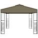 Gazebo con Luci LED a Stringa 3x3 m Grigio Talpa - Foto miniatura 3