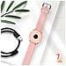 Smartwatch Quadrante Rotondo Cinturino In Silicone Rosa - Foto miniatura 5
