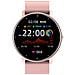 Smartwatch Quadrante Rotondo Cinturino In Silicone Rosa - Foto miniatura 10