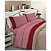 Set Completo Lenzuolo In Flanella Anti-pilling 100% Cotone Piazza E Mezza - Ida Bordeaux - Foto miniatura 1
