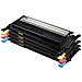 Cartucce toner SU392A CLT-P4092C Set completo di 4 Colore nero bianco nero giallo Capacita 1500 pagine - Foto miniatura 2