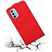 Custodia Compatibile Con Motorola Moto G51 5g In Rosso Mela - Coperchio Protettivo In Design Flip Con Chiusura Magnetica - Foto miniatura 4
