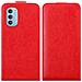 Custodia Compatibile Con Motorola Moto G51 5g In Rosso Mela - Coperchio Protettivo In Design Flip Con Chiusura Magnetica - Foto miniatura 7