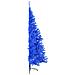 Albero Di Natale Artificiale A Metà Con Supporto Blu 180 Cm Pvc - Foto miniatura 6