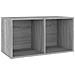 Contenitore Vinili Grigio Sonoma 71x34x36 Cm Legno Multistrato - Foto miniatura 2