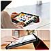 Custodia Xiaomi Redmi Pad 10.6 Copertina Funzione Supporto E Tastiera Rossa - Foto miniatura 3