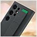 Cover S23 Ultra Silicone Cinturino Originale Silicone Grip Case Nera - Foto miniatura 4