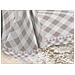 Telo Arredo Multiuso Linea Pensieri Delicati In Cotone Disegno Lovely Check Singolo Beige - Foto miniatura 5
