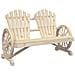 Sedia da Giardino Adirondack 2 Posti in Legno Massello di Abete - Foto miniatura 2