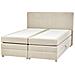 Letto Boxspring Tessuto Beige 180 X 200 Cm Minister - Foto miniatura 4
